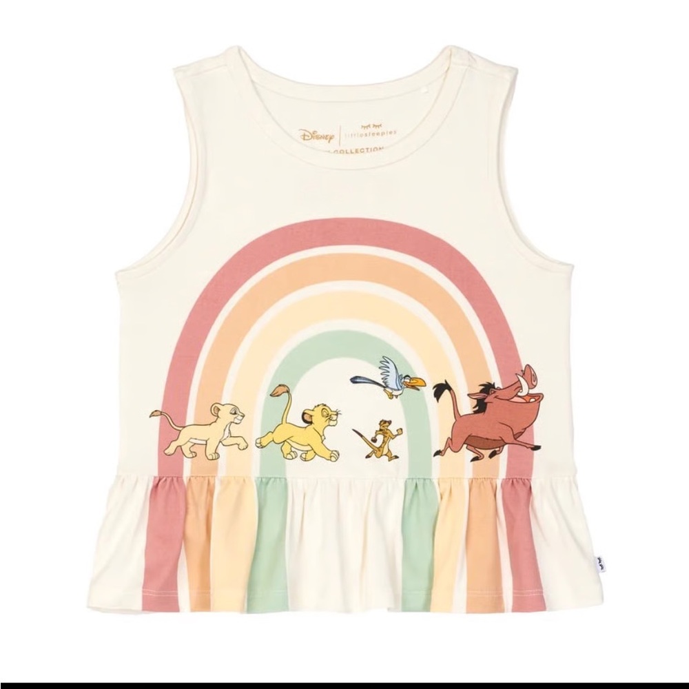Little Sleepies Disney The Lion King Peplum Bamboo Tank Top